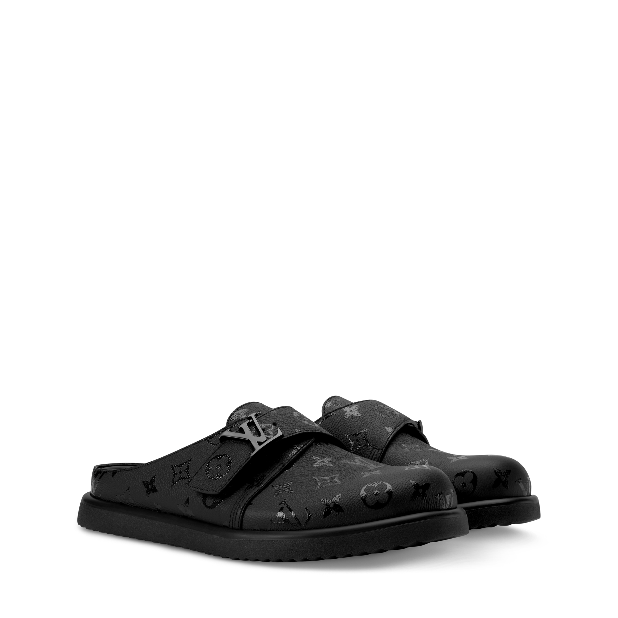 【美品】LOUIS VUITTONルイヴィトン　ミュール　❤︎ LOUIS VUITTON（ルイ・ヴィトン） LVスイートライン ミュール スリッパ